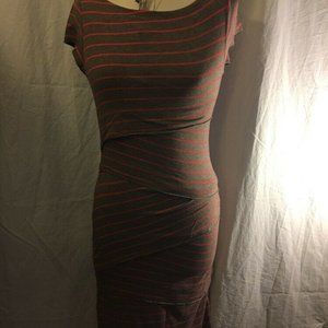 Bailey 44 Bodycon Striped Wrap Dress